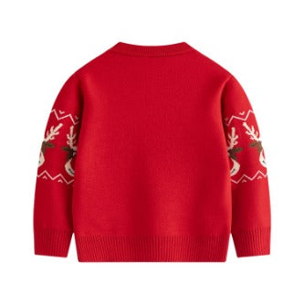 Children's Christmas Sweater Baby Cotton Jacquard Sweater 3 HS Code 6110200090 HS Code 6110200011 - Customized Item
