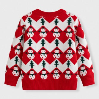 Children's Christmas Sweater Baby Cotton Jacquard Sweater 8 HS Code 6110200090 HS Code 6110200011 - Customized Item