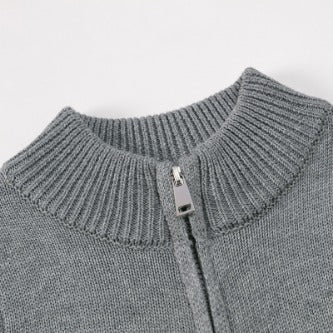 Children's Sweater Baby Cotton Jacquard Sweater Cardigan Zip Knitwear HS Code 6110200090 HS Code 6110200011 - Customized Item