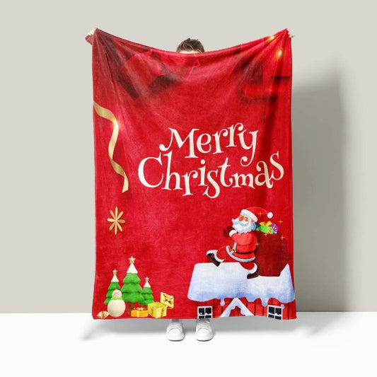Custom Blanket Double-sided Flannel Blanket HS Code 6301200010