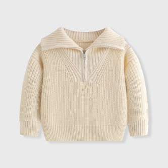 Children's Sweater Baby Cotton Jacquard Sweater 2 HS Code 6110200090 HS Code 6110200011 - Customized Item