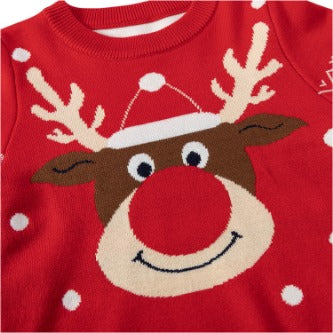Children's Christmas Sweater Baby Cotton Jacquard Sweater 3 HS Code 6110200090 HS Code 6110200011 - Customized Item