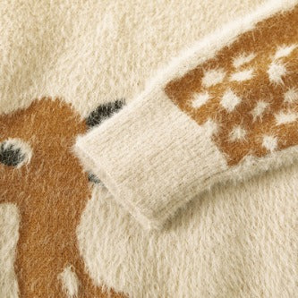 Children's Christmas Sweater Baby Cotton Jacquard Sweater Deer Sweater HS Code 6110200090 HS Code 6110200011 - Customized Item