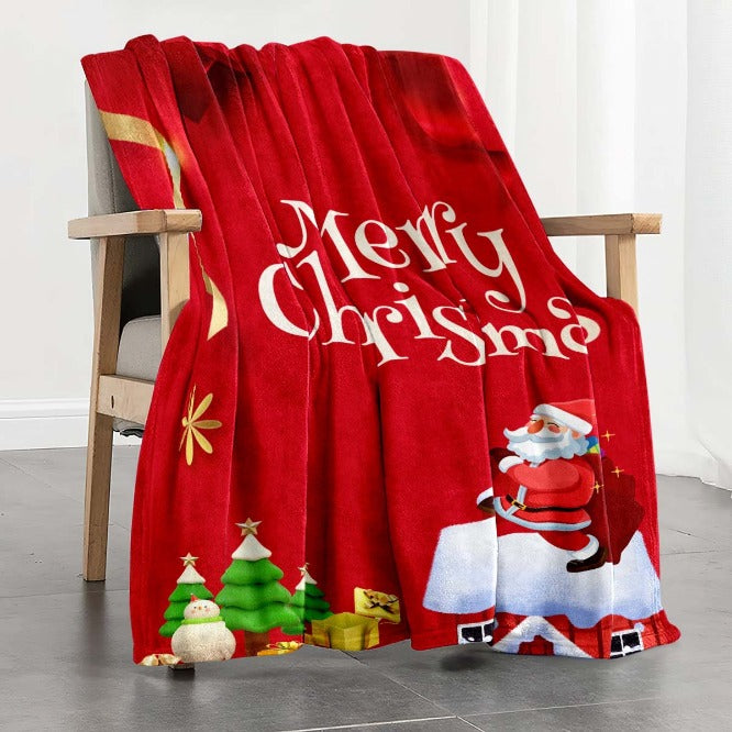Custom Blanket Double-sided Flannel Blanket HS Code 6301200010
