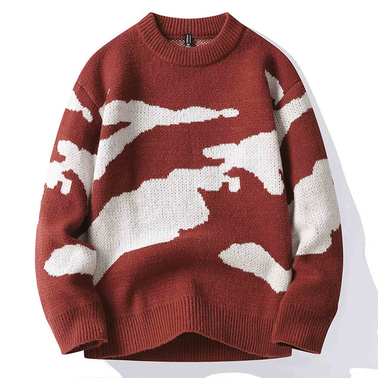 Mohair Mens Brown Sweater  HS Code 6109100000 - Customized Item